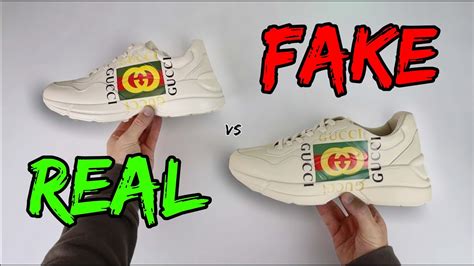 gucci gg rhyton sneakers real vs fake|gucci rhyton sneakers beige.